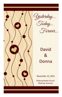 Wedding Program Cover Template 14C - Version 3